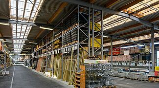 pallet racking, double-sided, galvanized